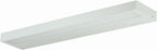 Nora Lighting NUD-8818/30WH 18" LEDUR LED 11W 120V 3000K Edge-Lit Undercabinet, White Finish