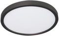 AFX EGRF06LAJD5BK Edge Round 6 inch LED Flush Mount Ceiling Light | Adjustable 5-in-1 CCT 2700K-5000K Integrated LED | 720 Lumens | 12 Watts | Dimmable Wet Rated Ceiling Fixture | Black Finish