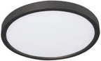 AFX EGRF06LAJD5BK Edge Round 6 inch LED Flush Mount Ceiling Light | Adjustable 5-in-1 CCT 2700K-5000K Integrated LED | 720 Lumens | 12 Watts | Dimmable Wet Rated Ceiling Fixture | Black Finish