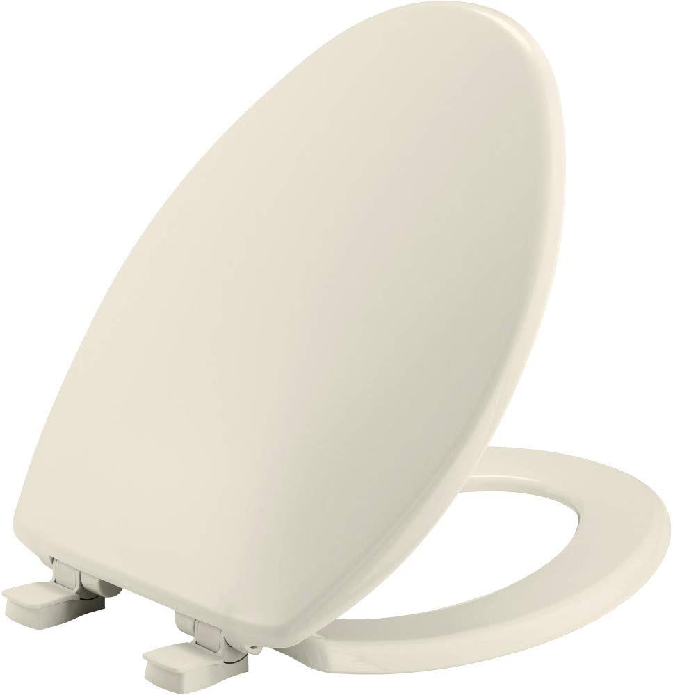 Bemis 7300SLEC Elongated Closed-Front Toilet Seat and Lid Quick Release Biscuit