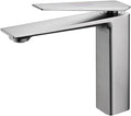 Bathroom Faucets One Hole,Faucet for Bathroom Sink,Bathroom Single Handle 1 Hole Vanity Basin Faucet,Extra Long Spout