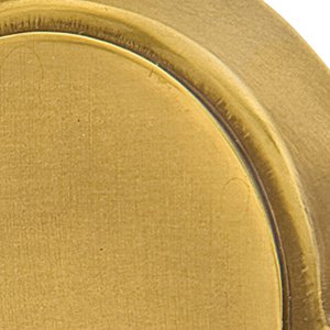 Emtek Traditional Brass Towel Bar, Matching Finish Small Regular Rosette  2602420US7 - (Width 12") - French Antique