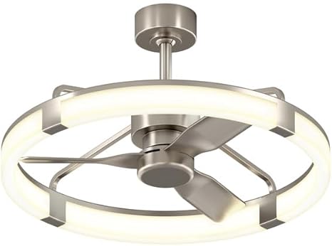 Artika Sunnyvale 28” Fandelier with Remote Brushed Nickel - *Lighting & Electrical