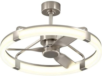 Artika Sunnyvale 28” Fandelier with Remote Brushed Nickel - *Lighting & Electrical