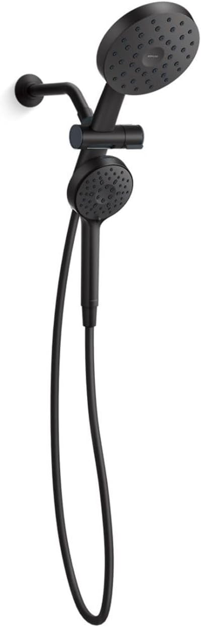 Kohler REC31657-G-BL Prone™ 3-in-1 combo shower kit, 1.75 gpm, Matte Black