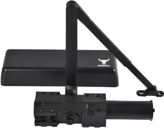 Extra Heavy Duty Commercial Door Closer, DC9016 Automatic Door Closer| ANSI/BHMA A156.4 Grade 1 | UL Listed | Surface-Mounted | Size 1-6 Commercial Closer