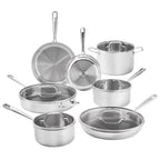 T-fal 12-piece Tri-Ply Stainless Steel Cookware Set