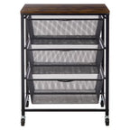 Edifice 3-tier Mesh Basket Cart