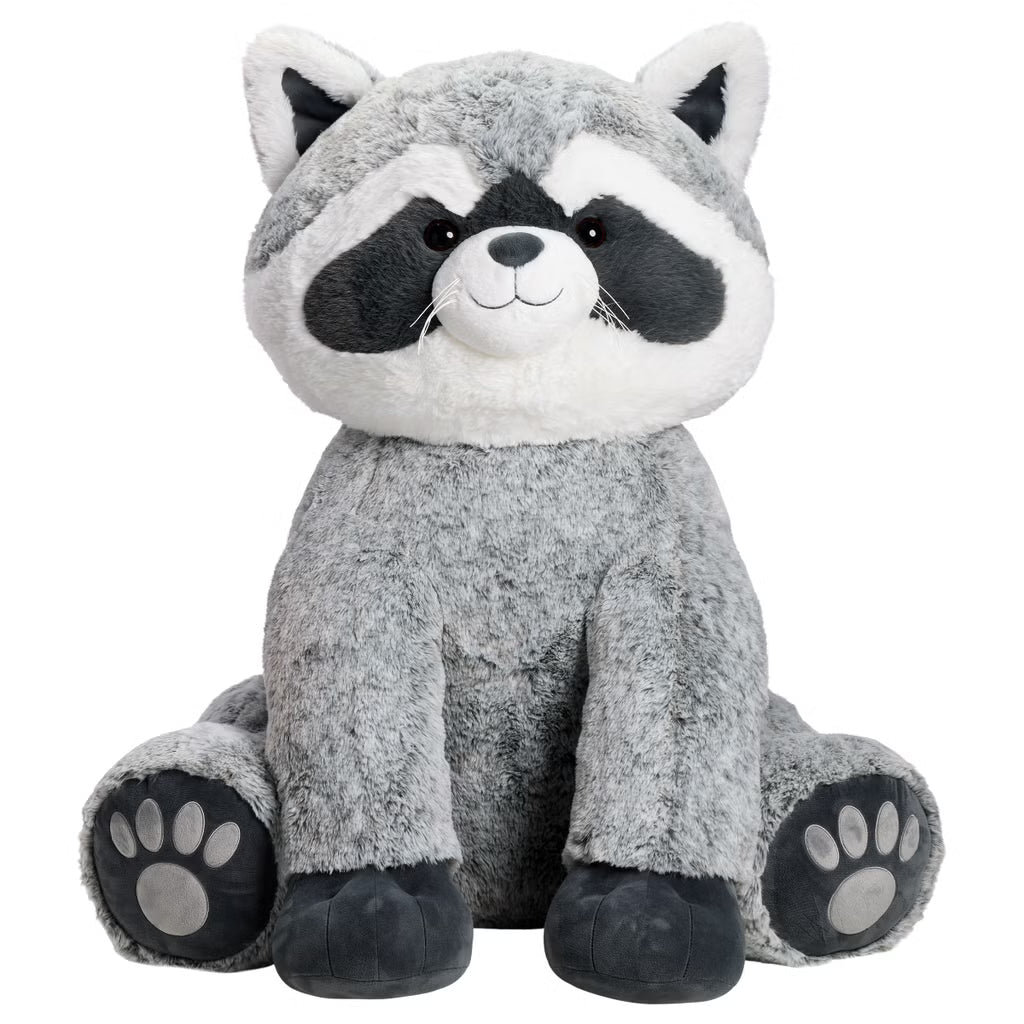 Hugfun Raccoon Jumbo Baby Animal Plush