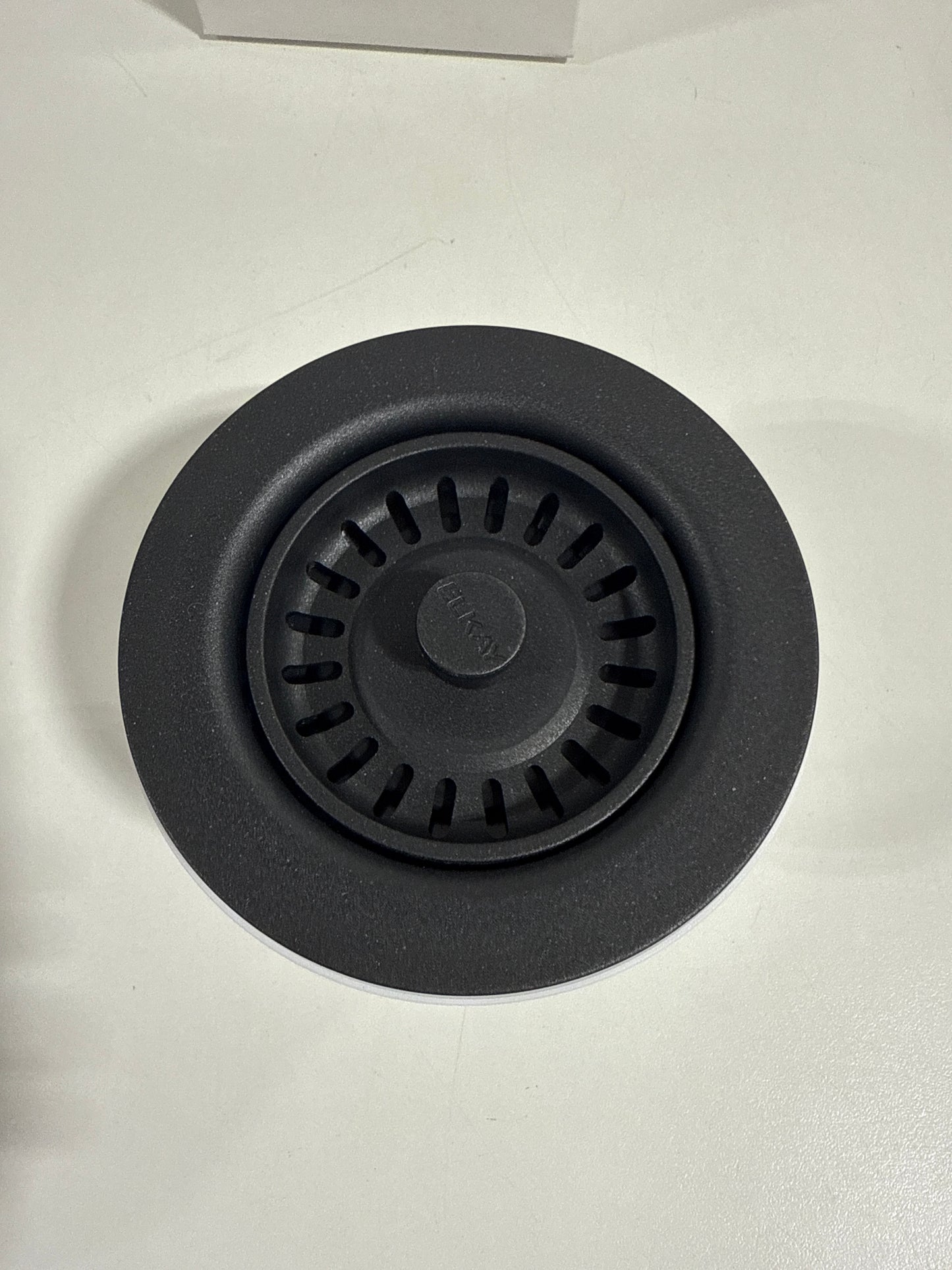 Elkay Polymer Drain Fitting for 3-1/2 in. Sink Drain Opening in Black