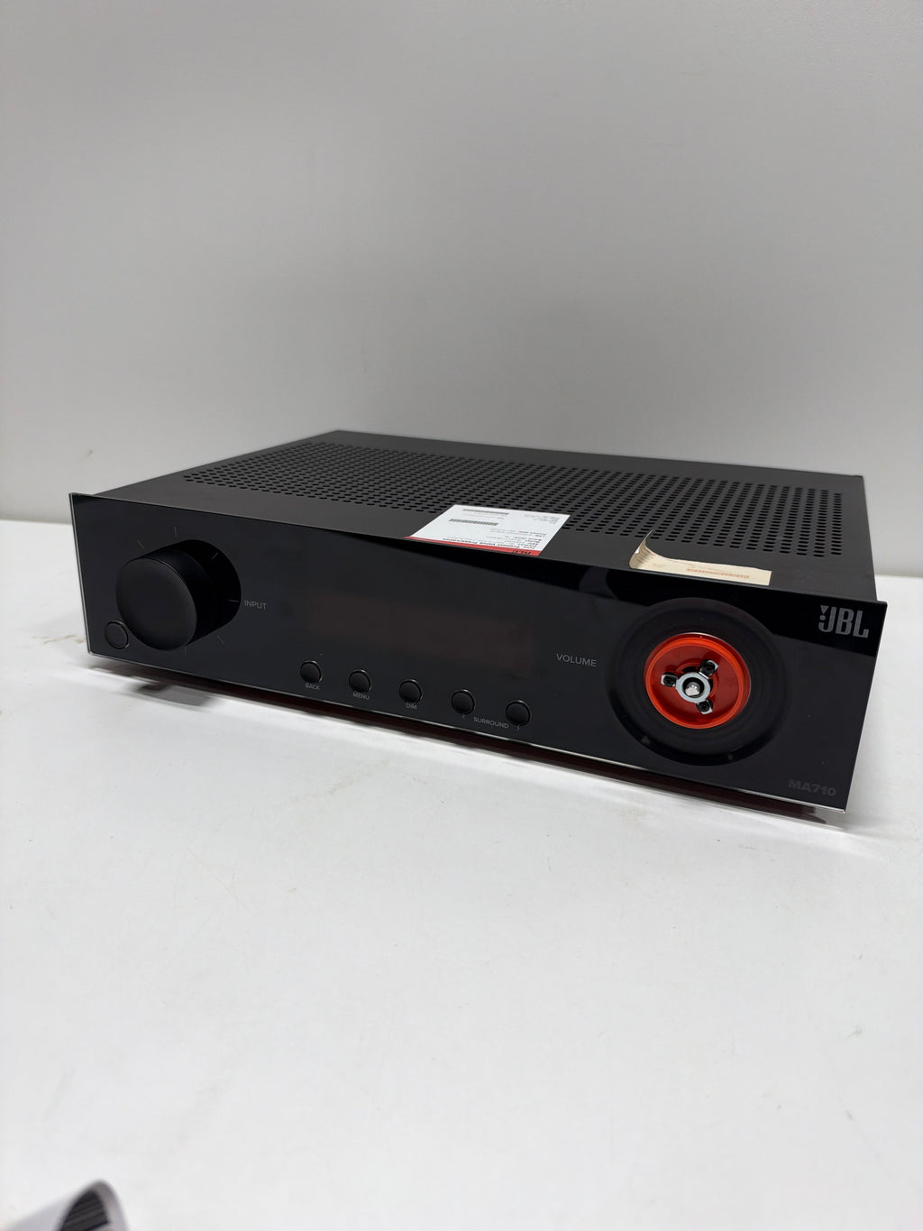 Missing Knob JBL MA Series JBLMA710BLKAM 7.2 Channel Network 8K Ultra HD AV Receiver - Black