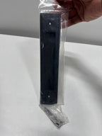 Emtek 221710 Modern Rectangular 8 Inch Center to Center Flush Door Pull Flat Black