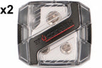 2 x Metra - Power/Ground Distribution Block - Black