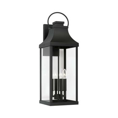 Capital Lighting Fixture Company Bradford 27 Inch Tall 4 Light Outdoor Wall Light Bradford - 946441BK