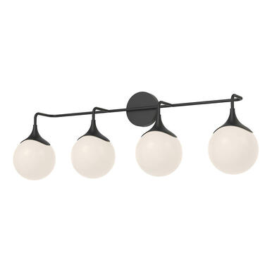 Alora Mood Nouveau 35 Inch 4 Light Bath Vanity Light Nouveau - VL505136MBOP - Mid-Century Modern