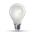 8 x Feit Electric - 100-Watt Equivalent A19 Dimmable Filament CEC 90 CRI White Glass E26 Medium LED Light Bulb, Bright White 3000K
