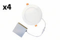 4 x Simply Conserve 6 in. Slim Downlight CCT Selectable LED Recessed Downlight with Remote J-Box