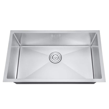 ATTOP 30 Inch Single Bowl Undermount Kitchen Sink,Nano Coating Stainless Steel Handmade Undermount Single Bowl Sink