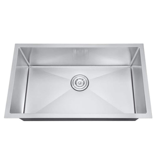 ATTOP 30 Inch Single Bowl Undermount Kitchen Sink,Nano Coating Stainless Steel Handmade Undermount Single Bowl Sink