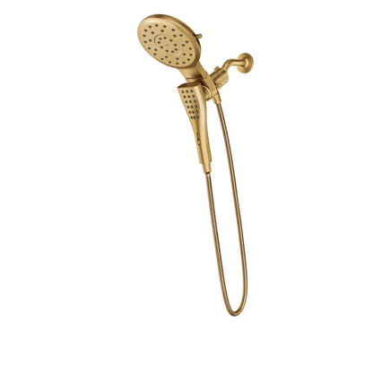 Moen Verso Brushed Gold Eight-Function Eco Performance 7" Wide Spray Shower Head and Detachable Handshower Combo with 72" Hose, 220C3EPBG