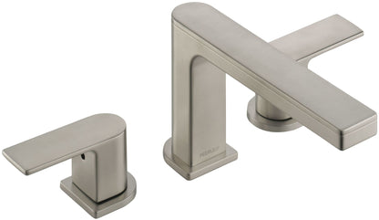 Xander 2-Handle Deck-Mount Roman Tub Trim Kit in Brushed Nickel