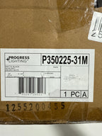 Progress Lighting P350225 Astra 3 Light 18’’ Wide Semi-Flush Ceiling Fixture Matte Black - *Lighting & Electrical