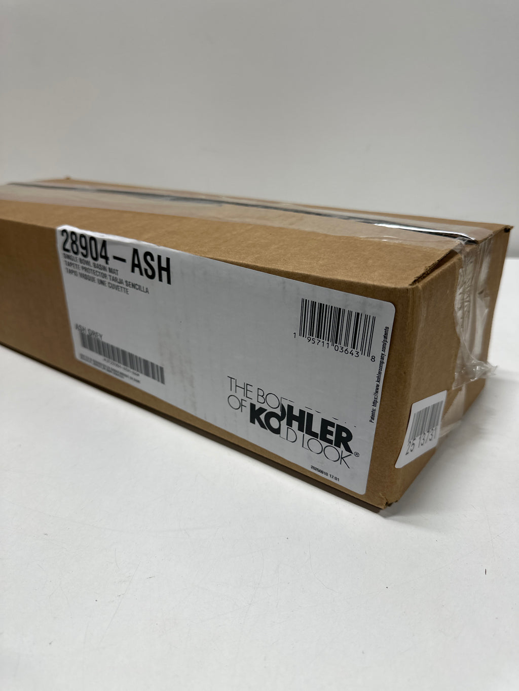 Kohler K-28904 28-1/8’’ Wide Silicone Sink Mat Ash Grey - *Plumbing