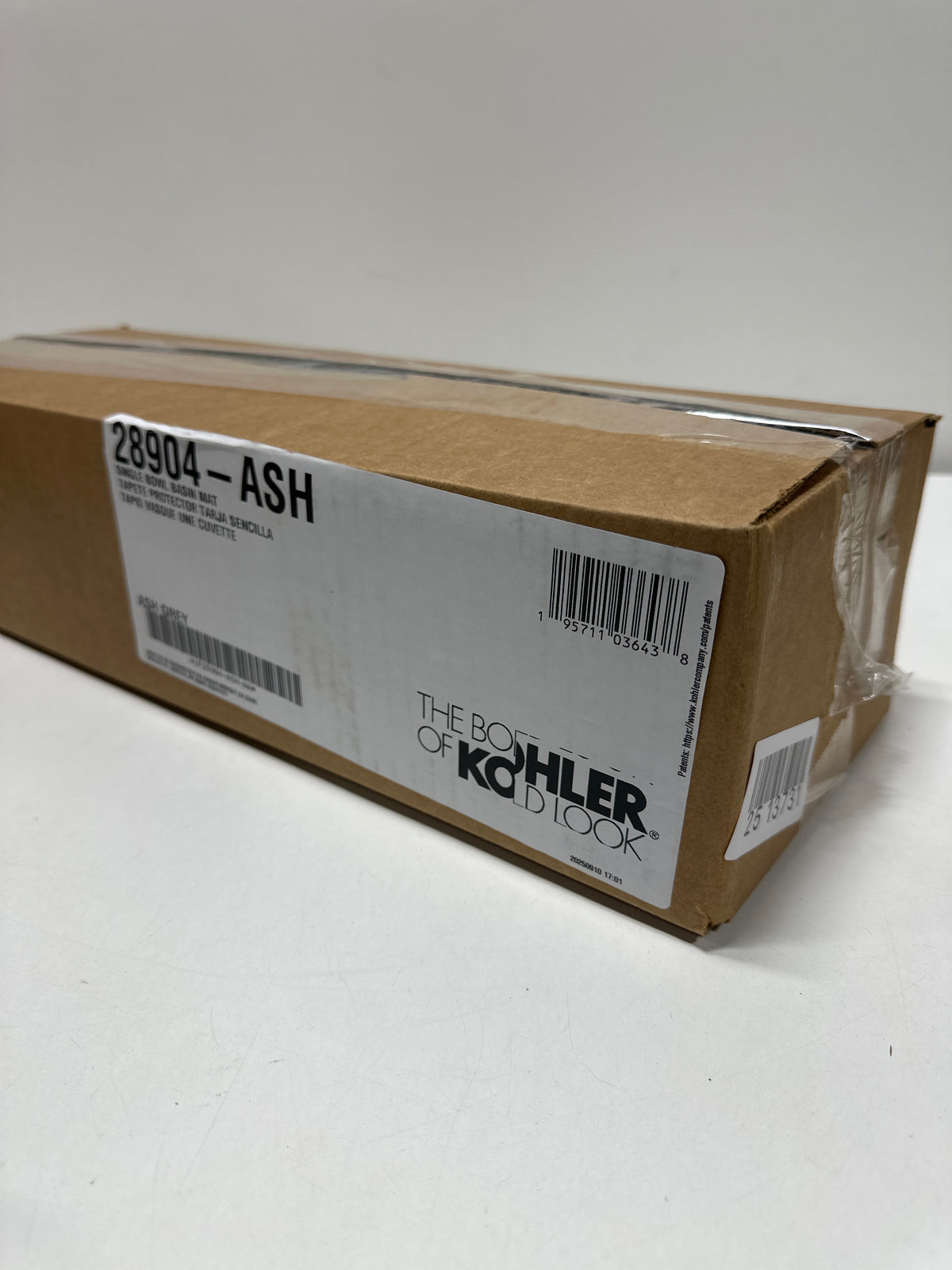 Kohler K-28904 28-1/8’’ Wide Silicone Sink Mat Ash Grey - *Plumbing