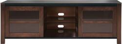 Insignia - TV Stand for Most Flat-Panel TVs up to 70’’ - Black/Brown - *TV & Home Theater