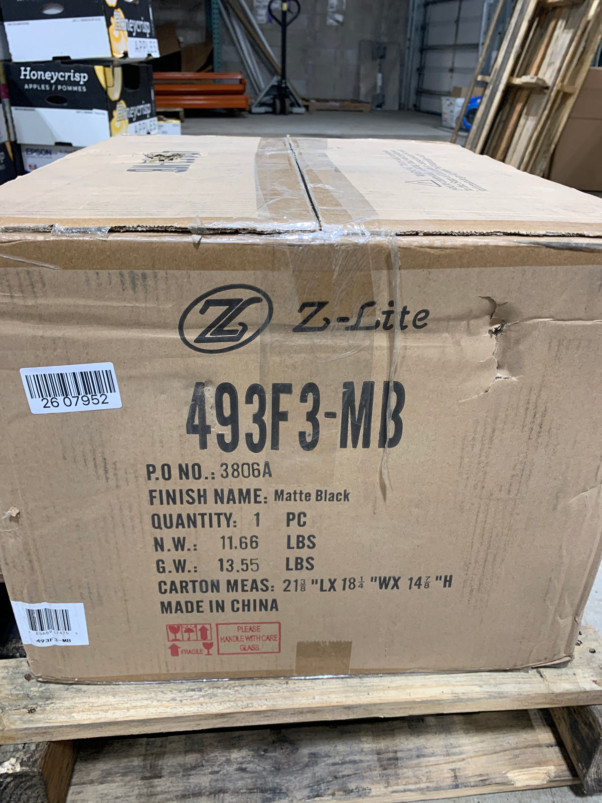 Z-Lite Clarion 16 Inch 3 Light Flush Mount Clarion - 493F3-MB - Transitional