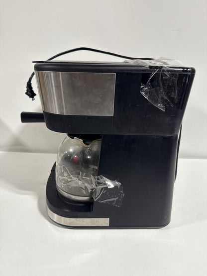 Used Bella PRO - Combo 19-Bar Espresso and 10-Cup Drip Coffee Maker - Stainless Steel