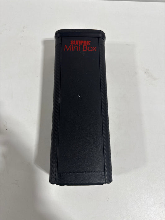 Used Sunpak - Mini Box Self-Storing Collapsible Bi-Color Vlogging Kit - Black