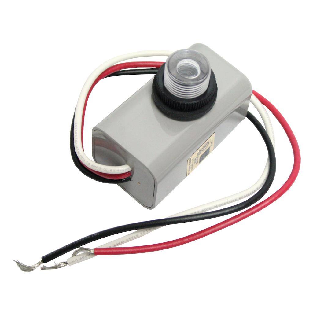 2 x Intermatic NightFox Gray Photoelectric Button Style Photo Control