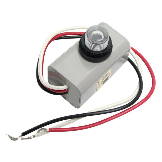 2 x Intermatic NightFox Gray Photoelectric Button Style Photo Control