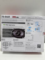 Pioneer TS-G460 G-Series 4" x 6" 2-Way Car Speakers with IMPP Composite Cones (Pair) - Dark Gray