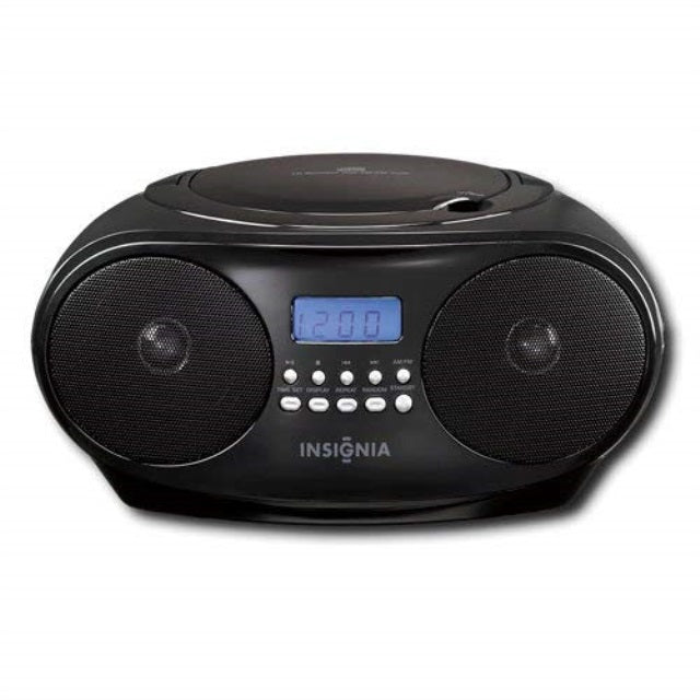 Insignia - Insignia CD Boombox - Black - *Headphones & Tech Accessories