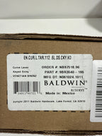 Baldwin ENCURLTAR112 Reserve Entry Lockset x Curve with Traditional Arch Rose Aged Bronze Finish Left Hand - *Tools