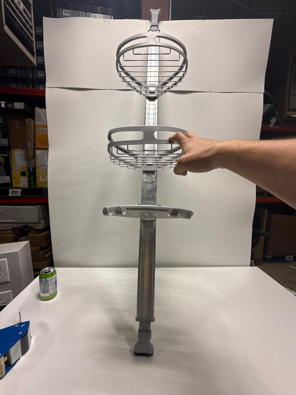 Used artika Azzuro Shower Caddy Adjustable Height