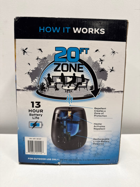 See desc Thermacell E95 Mosquito Repellent Device + Fast Charging Doc