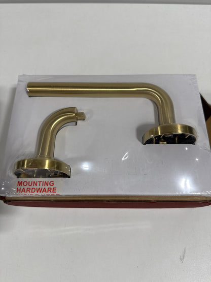 Pfister BPH-TNT Tenet Wall Mounted Pivoting Toilet Paper Holder Brushed Gold