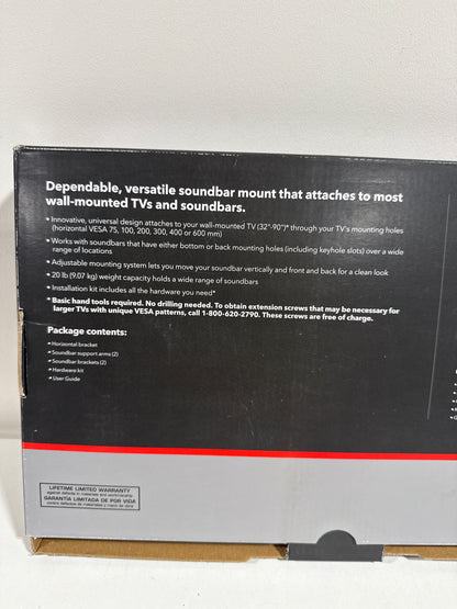 Rocketfish - Universal Soundbar Mounting System - Black