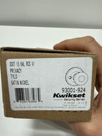 Kwikset Tylo Privacy Doorknob Satin Nickel