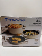 Tramontina Stackable Cast Iron 4-Piece Set