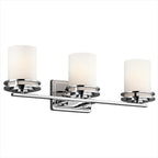 Hendrik 3-Light Bathroom Vanity Light in Chrome
