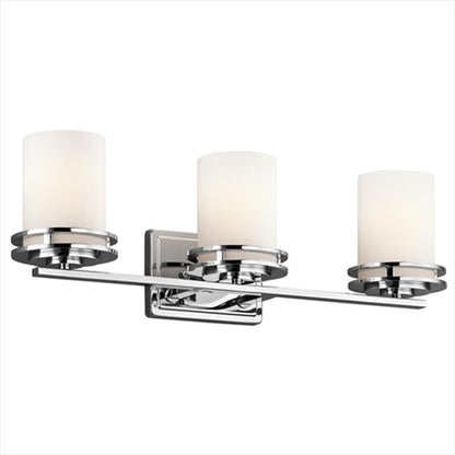 Hendrik 3-Light Bathroom Vanity Light in Chrome