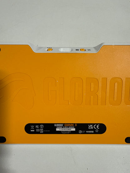 Used Glorious - GMMK 3 65% Wired Mechanical Linear Switch Gaming Keyboard with Hot-swappable Switches - White