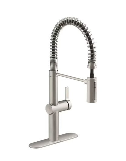 Kohler Haku R38475-LVS Semi-Professional Pull-down Kitchen Faucet Brushed Nickel