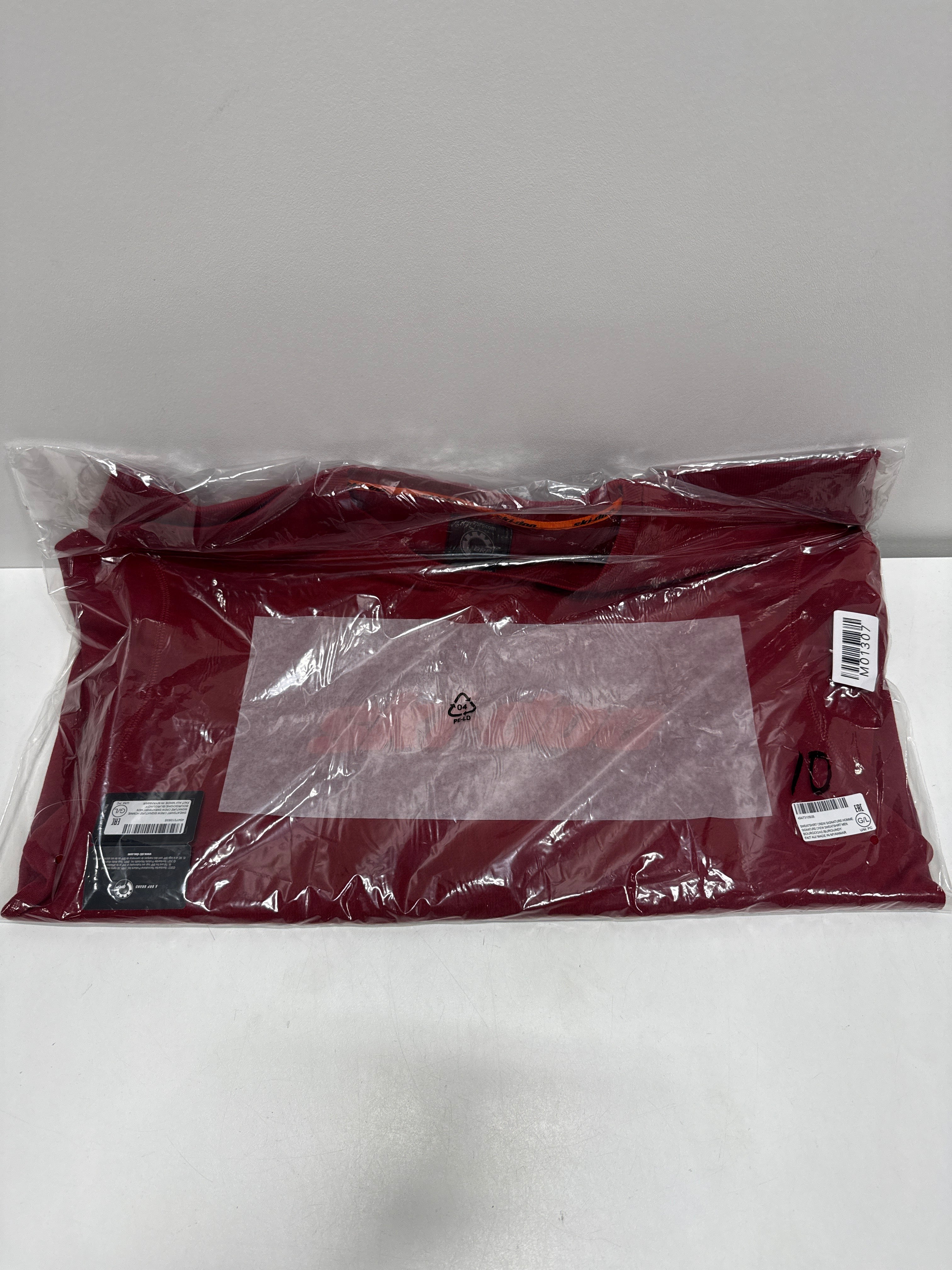 Ski-Doo Signature Crew Sweatshirts Burgundy L Mens