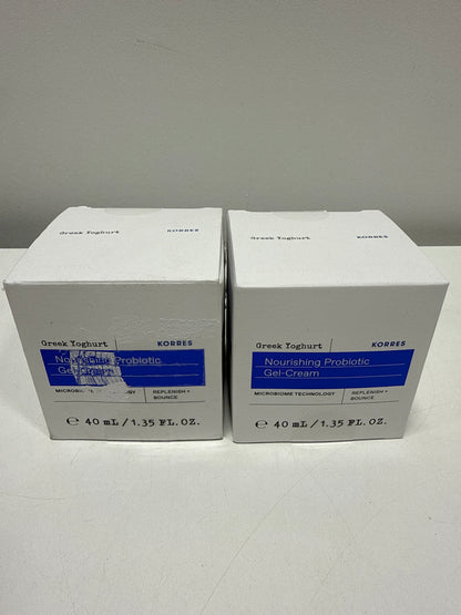 Korres Greek Yoghurt Nourishing Probiotic Gel-Cream 1.35 Fl. 2 Pack