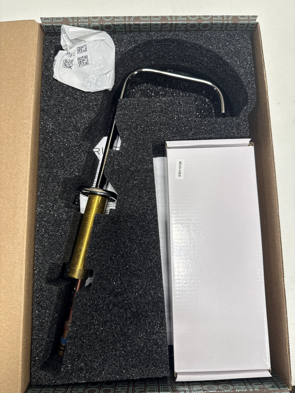 Brizo 65368LF-LHP-ECO Allaria 1.2 GPM Widespread Bathroom Faucet with Square Spout - Less Handles Brilliance Black Ony